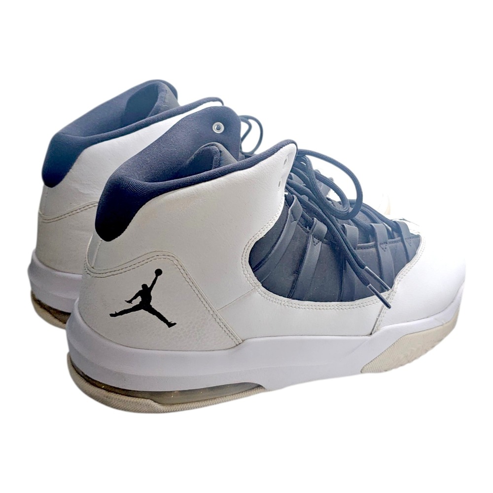 Nike Jordan Max Aura AQ9084 100 White/Black Men's Basketball Shoes Size 13 - Picture 9 of 11